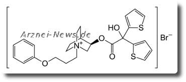 Chemische Strukturformel von Aclidiniumbromid