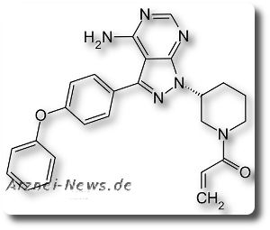 Chemische Strukturformel von Ibrutinib