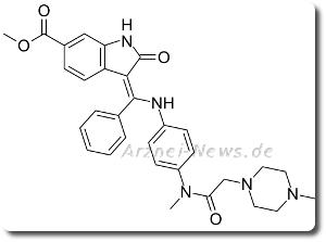Chemische Strukturformel Nintedanib